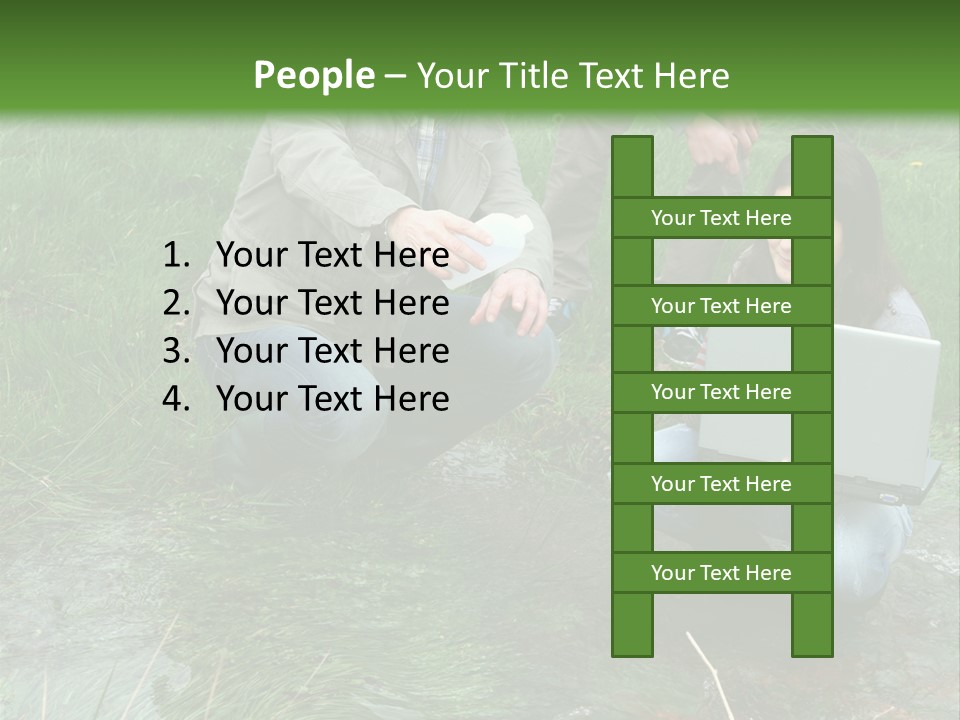 Aquatic Trainer Drinking PowerPoint Template