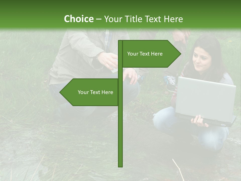 Aquatic Trainer Drinking PowerPoint Template