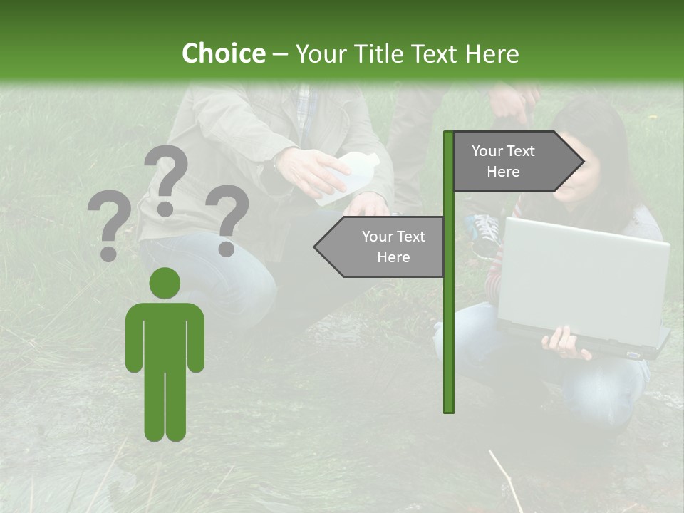 Aquatic Trainer Drinking PowerPoint Template