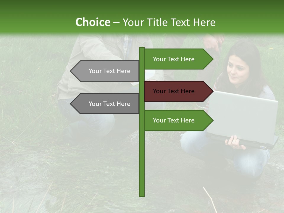 Aquatic Trainer Drinking PowerPoint Template