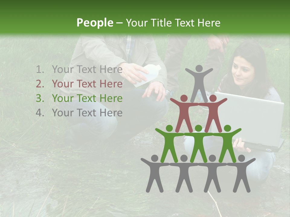 Aquatic Trainer Drinking PowerPoint Template