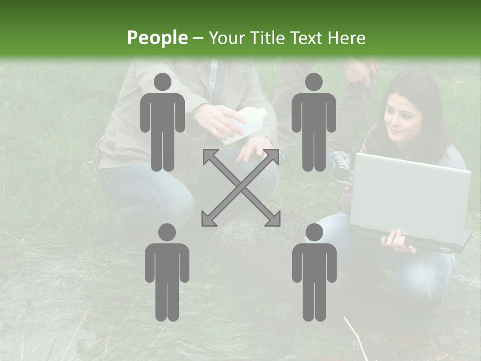 Aquatic Trainer Drinking PowerPoint Template