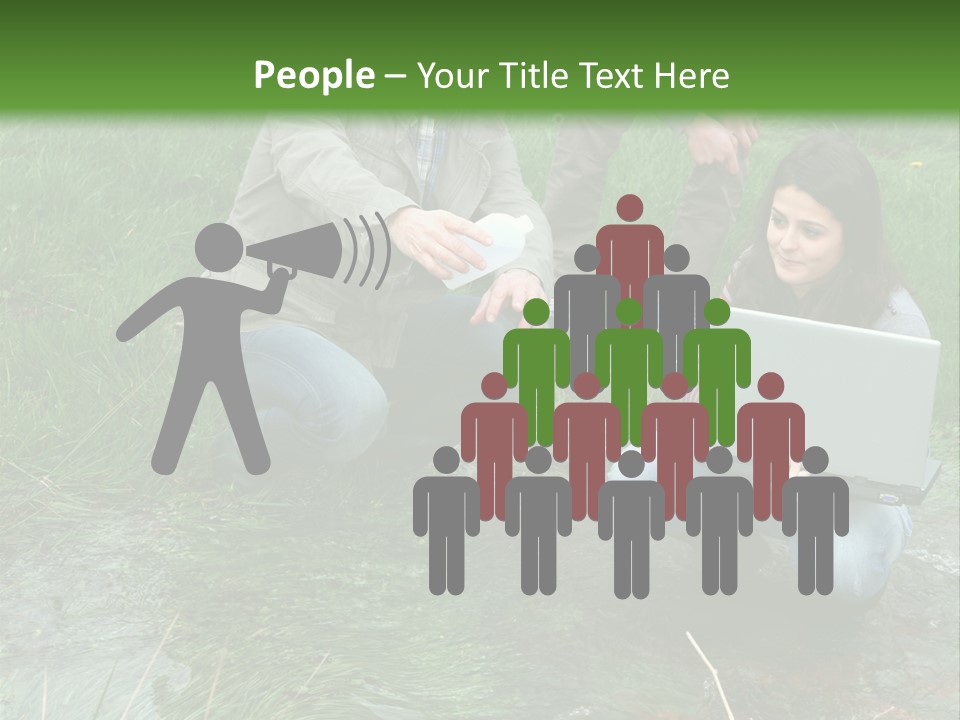 Aquatic Trainer Drinking PowerPoint Template