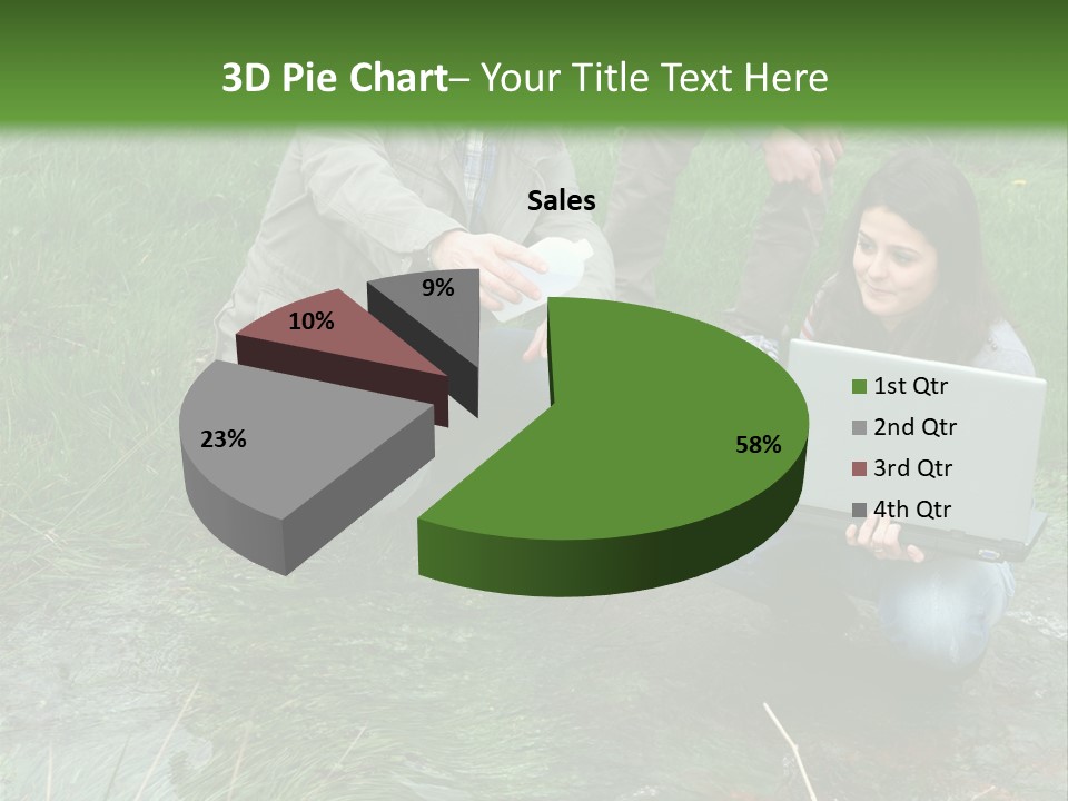 Aquatic Trainer Drinking PowerPoint Template