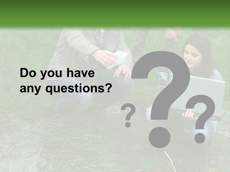 Aquatic Trainer Drinking PowerPoint Template