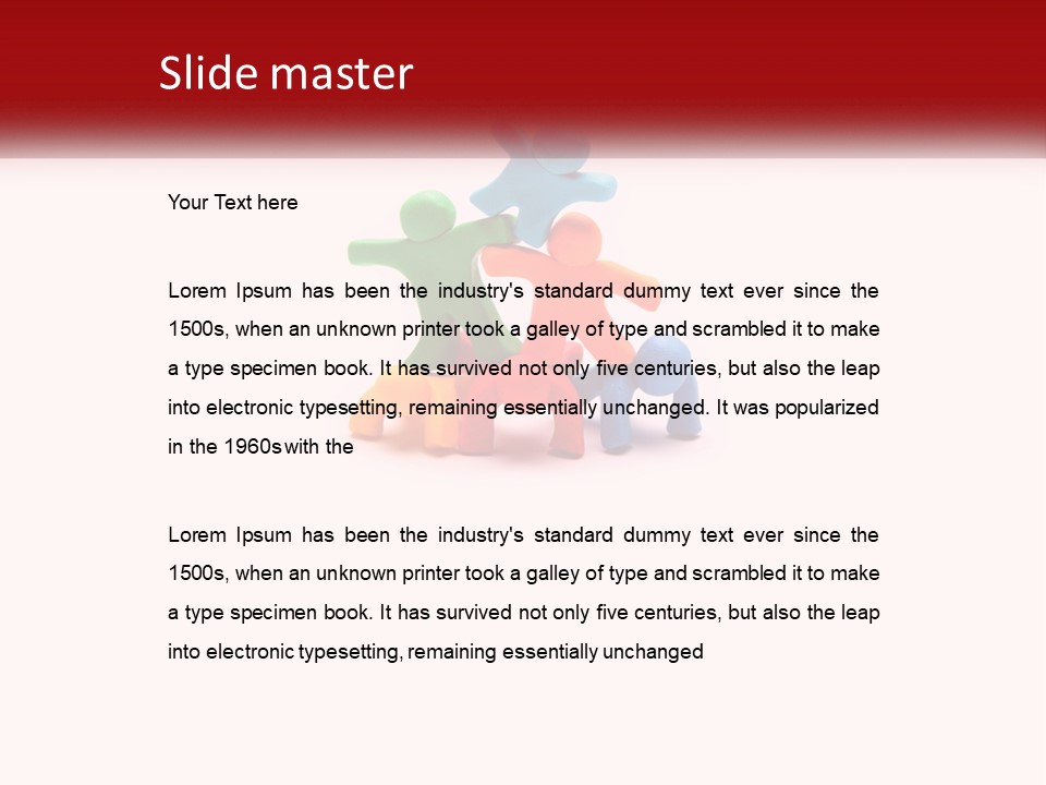 Handcrafted Teamwork Idea PowerPoint Template