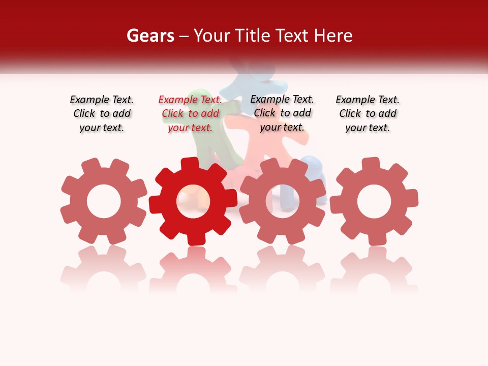 Handcrafted Teamwork Idea PowerPoint Template