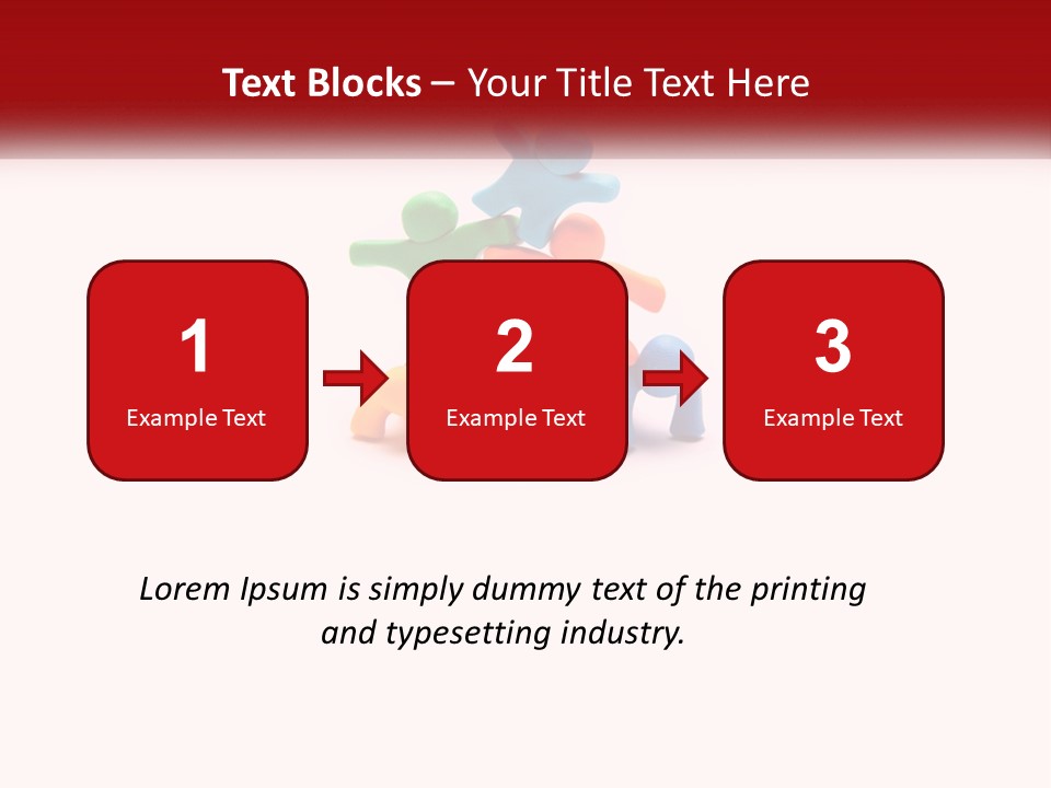 Handcrafted Teamwork Idea PowerPoint Template