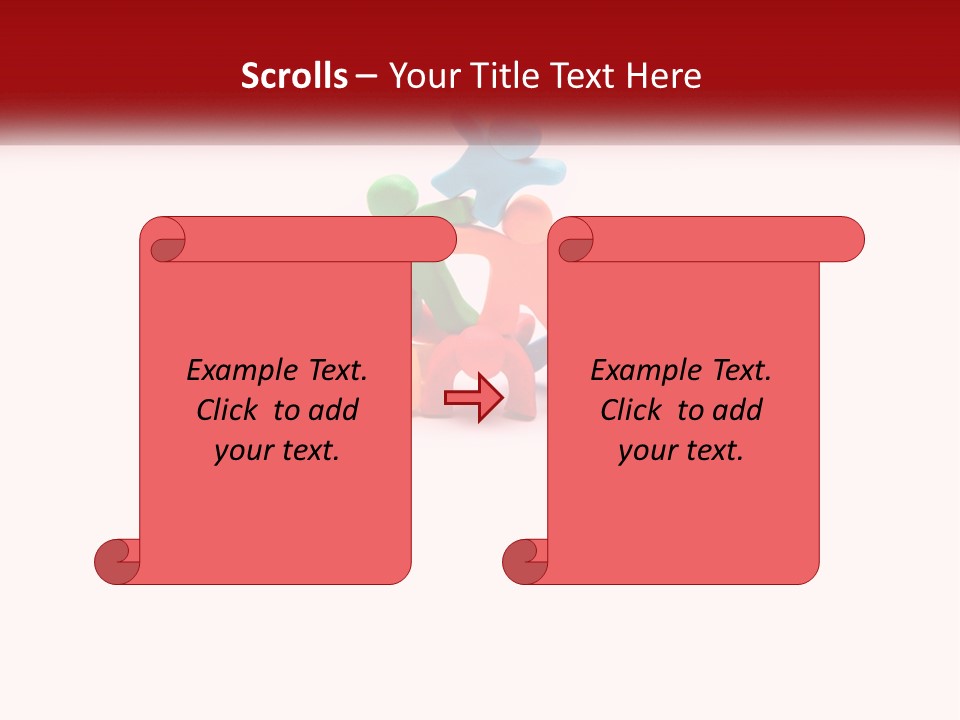 Handcrafted Teamwork Idea PowerPoint Template
