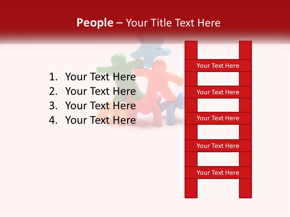 Handcrafted Teamwork Idea PowerPoint Template