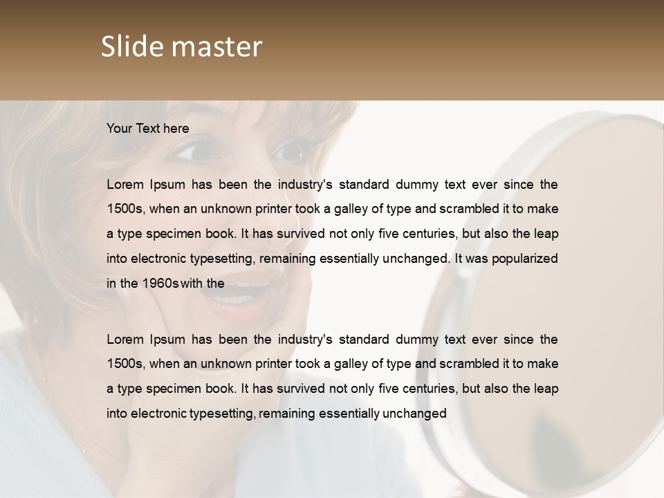 Activity Person Indoors PowerPoint Template