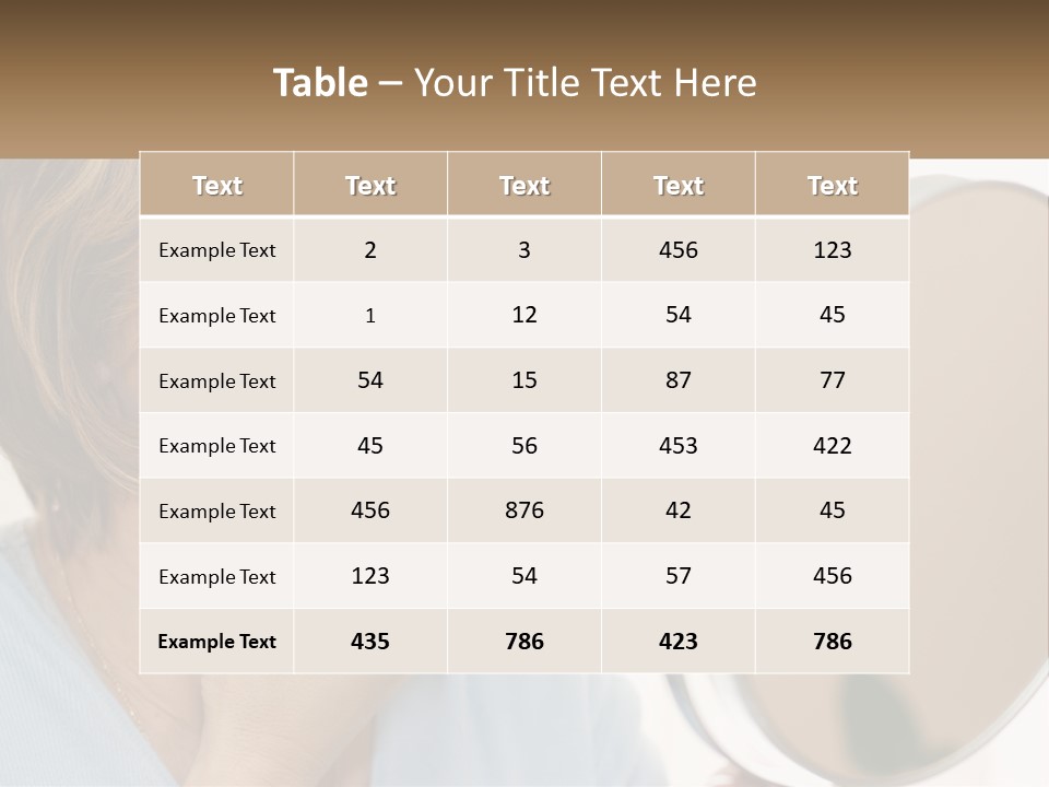Activity Person Indoors PowerPoint Template