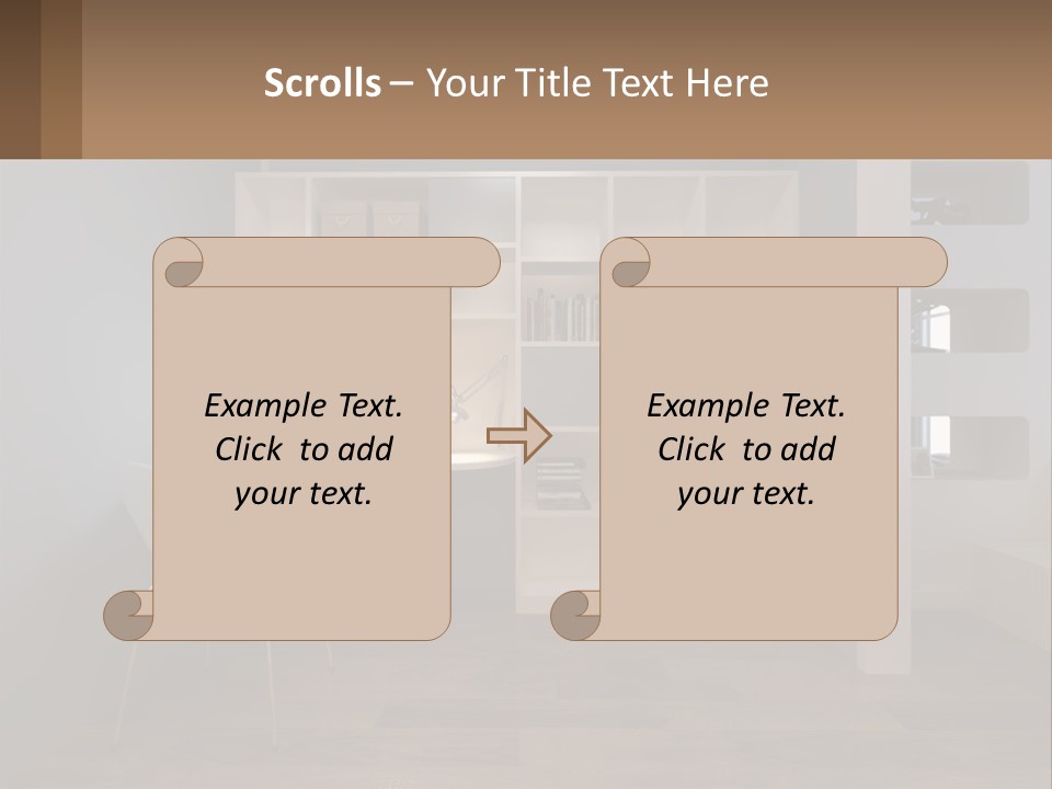 Neat Drawing Overlook PowerPoint Template