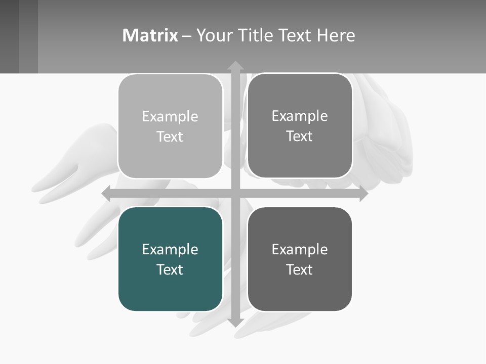 Isolated Medical Lower PowerPoint Template