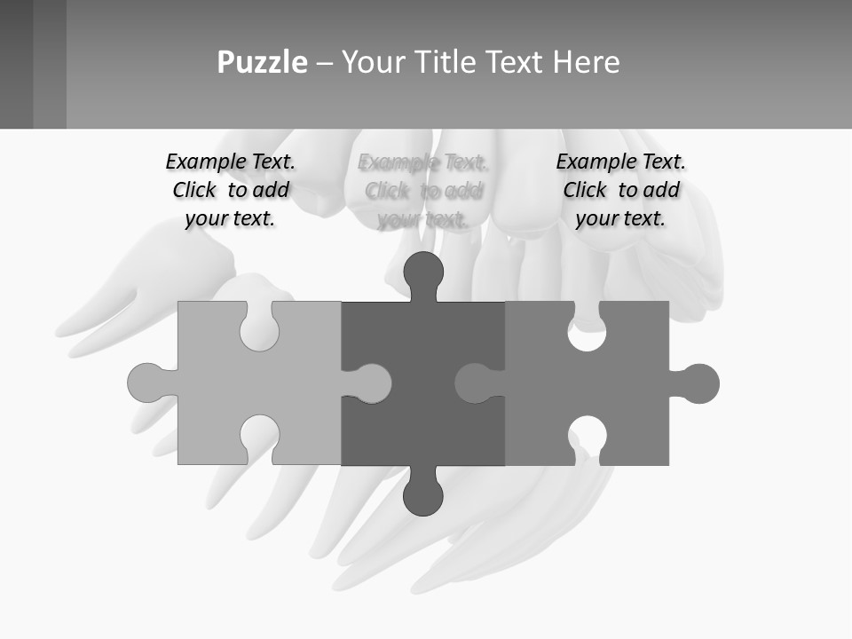 Isolated Medical Lower PowerPoint Template