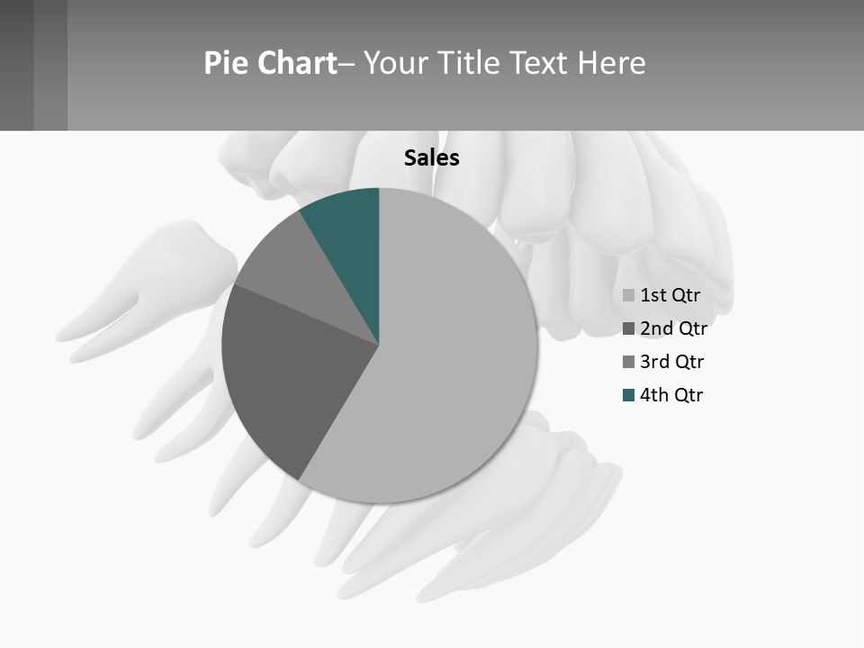 Isolated Medical Lower PowerPoint Template