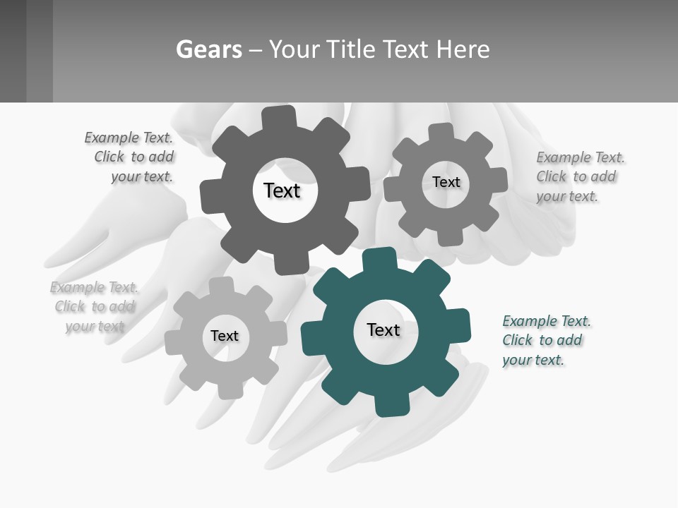 Isolated Medical Lower PowerPoint Template