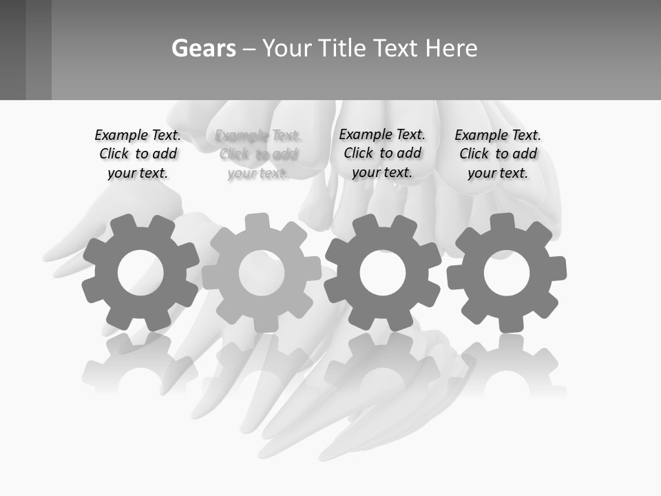 Isolated Medical Lower PowerPoint Template