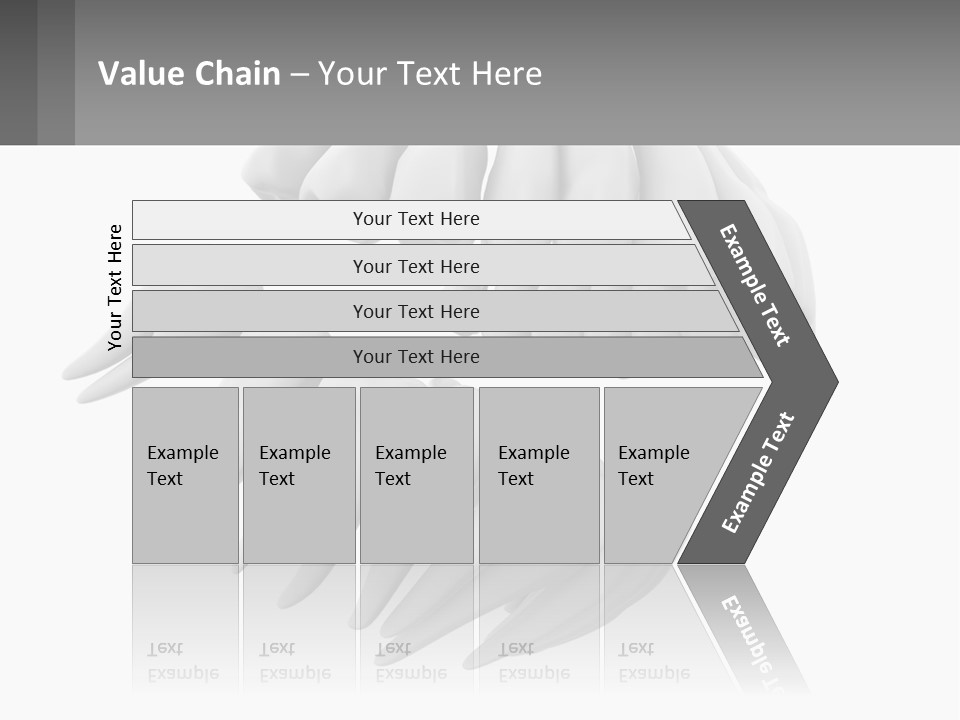 Isolated Medical Lower PowerPoint Template