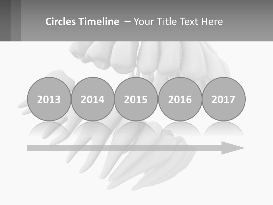 Isolated Medical Lower PowerPoint Template