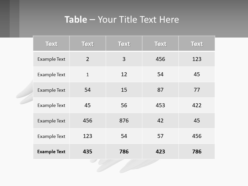 Isolated Medical Lower PowerPoint Template
