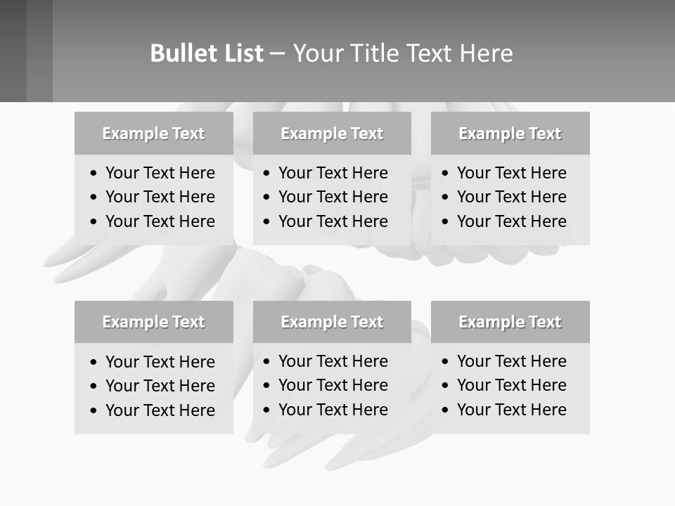 Isolated Medical Lower PowerPoint Template
