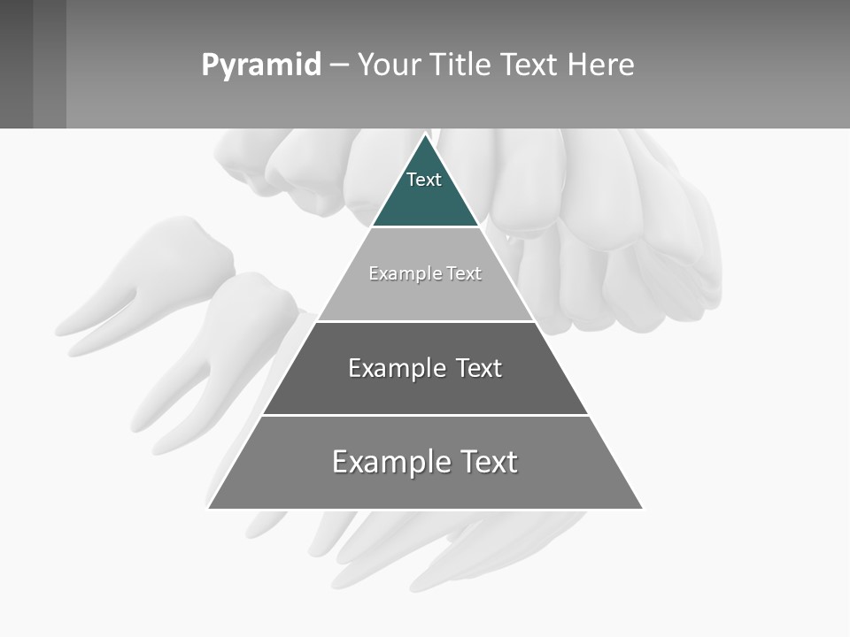 Isolated Medical Lower PowerPoint Template