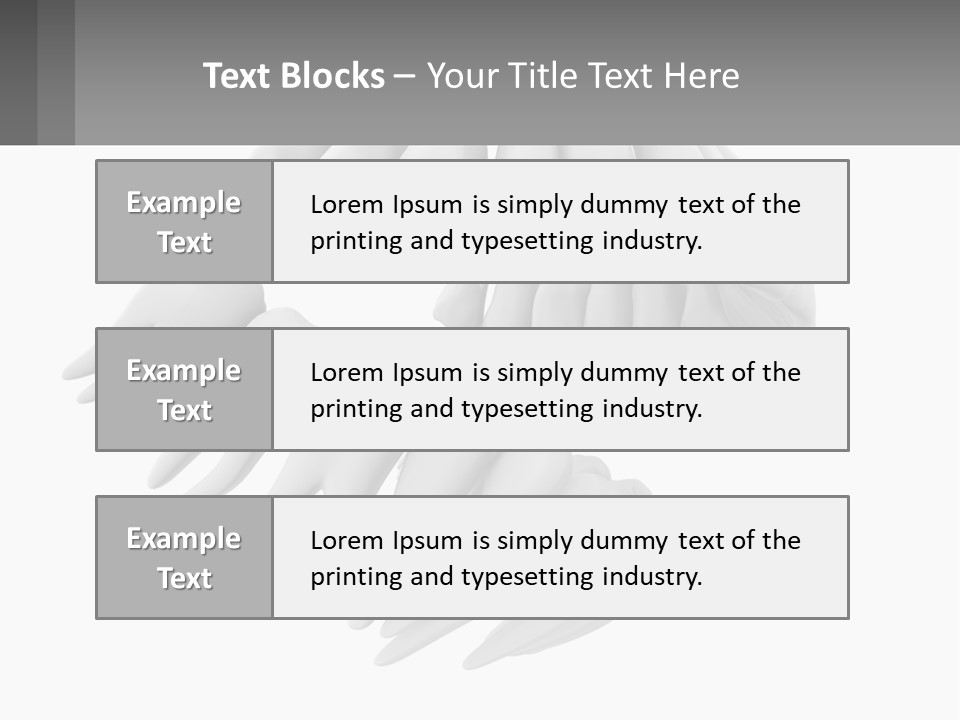 Isolated Medical Lower PowerPoint Template