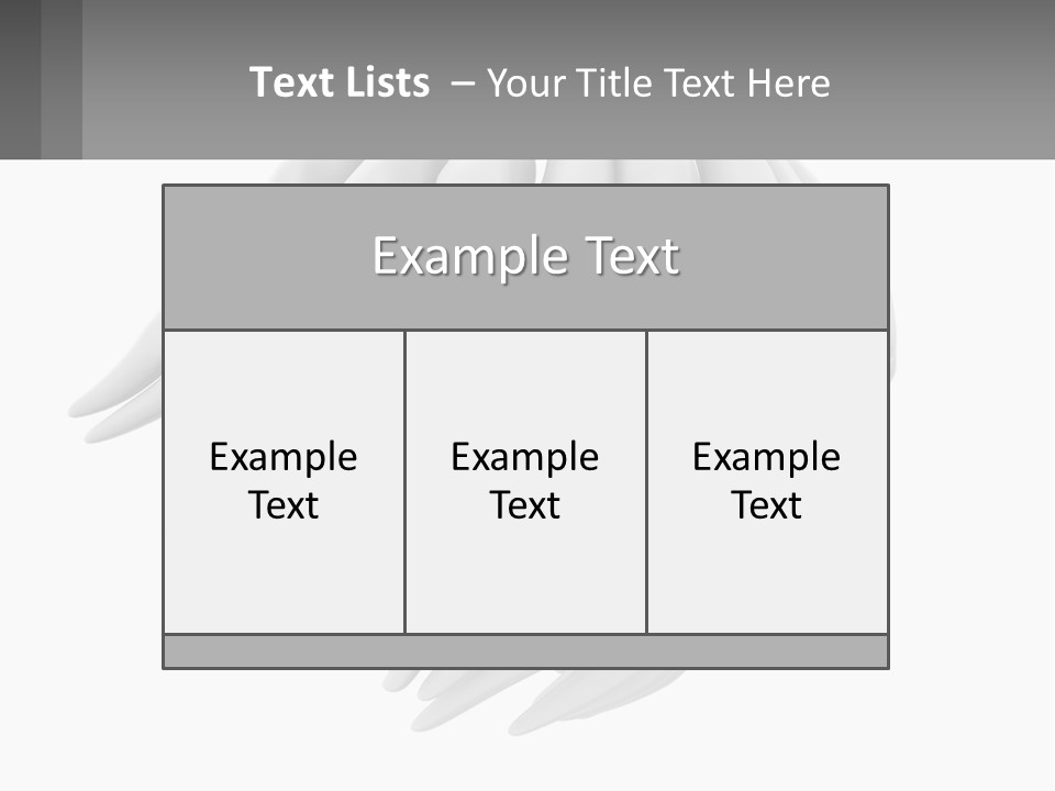 Isolated Medical Lower PowerPoint Template