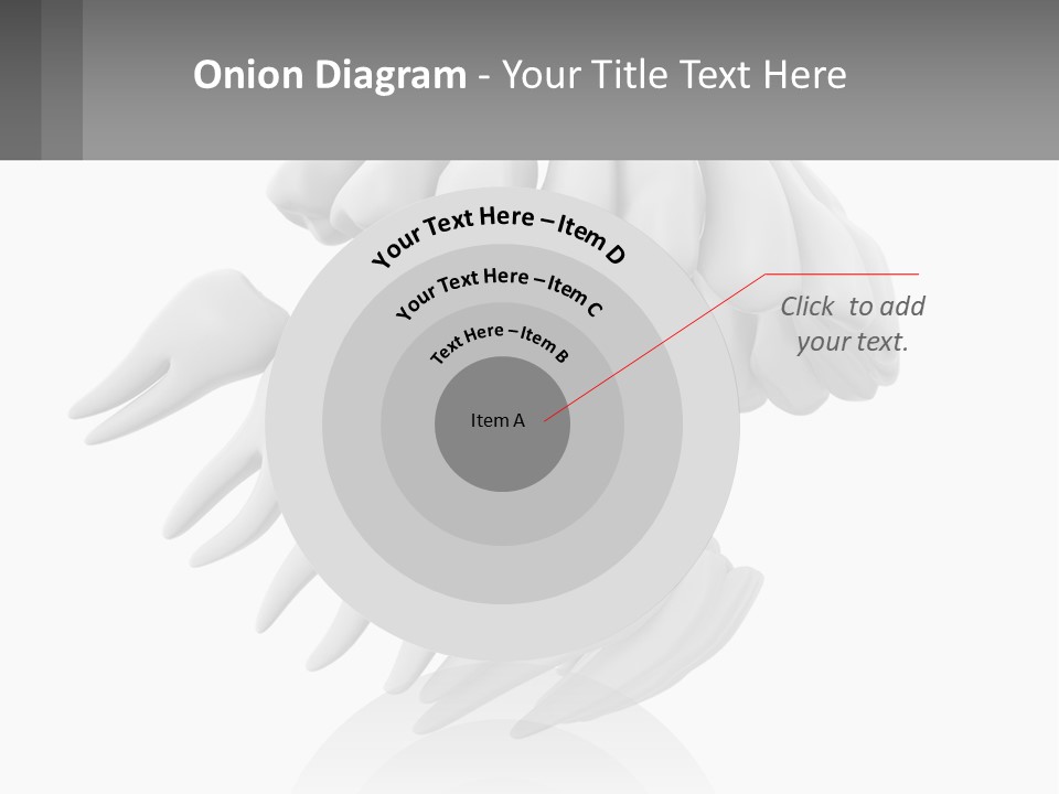 Isolated Medical Lower PowerPoint Template
