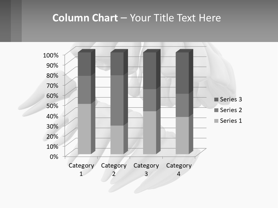 Isolated Medical Lower PowerPoint Template