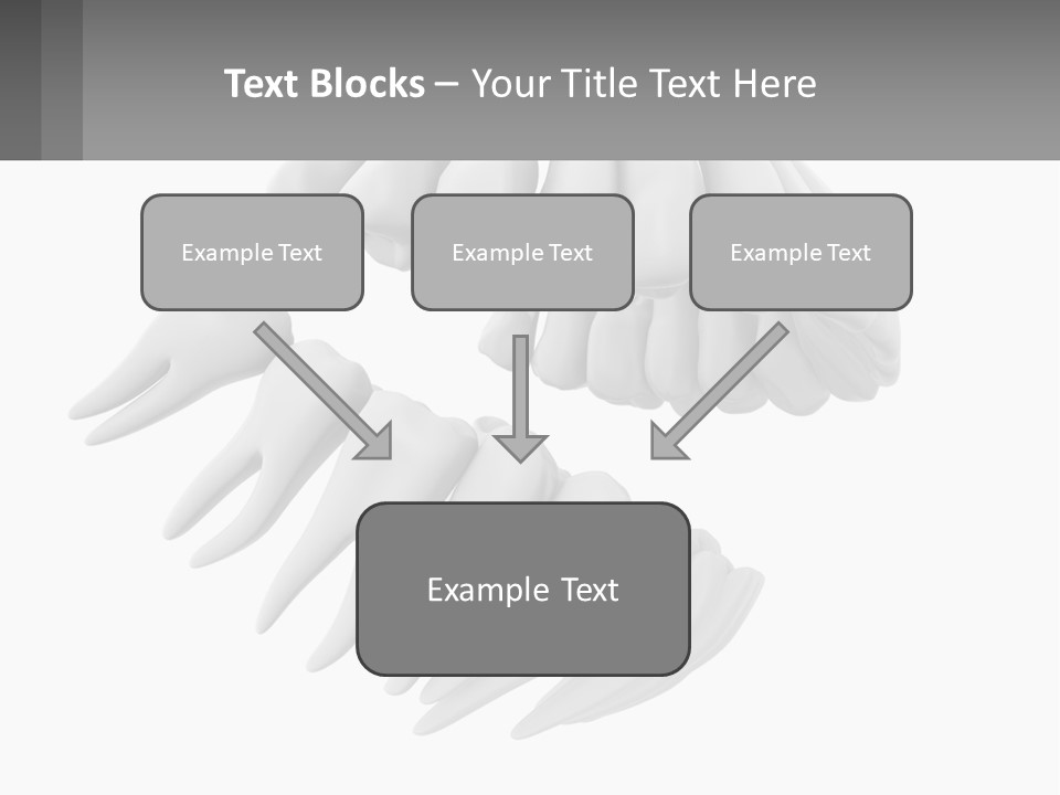 Isolated Medical Lower PowerPoint Template
