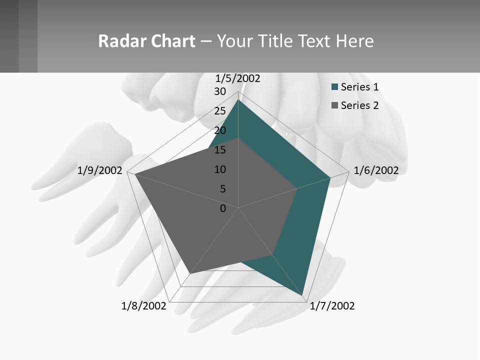 Isolated Medical Lower PowerPoint Template