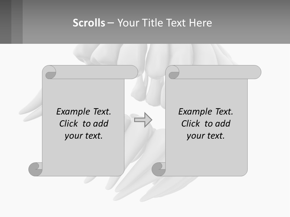 Isolated Medical Lower PowerPoint Template