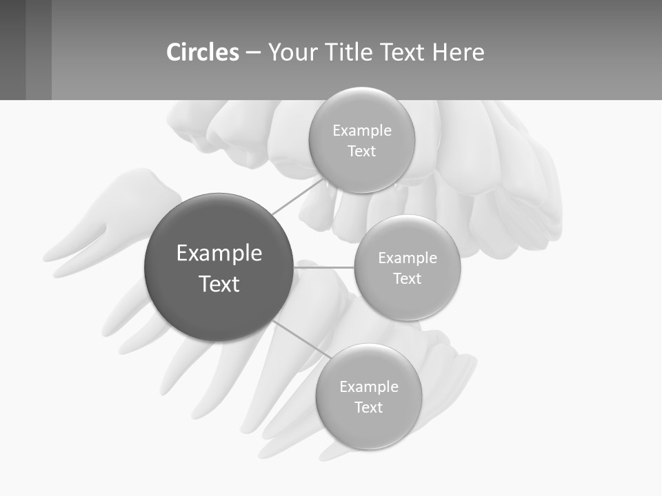 Isolated Medical Lower PowerPoint Template