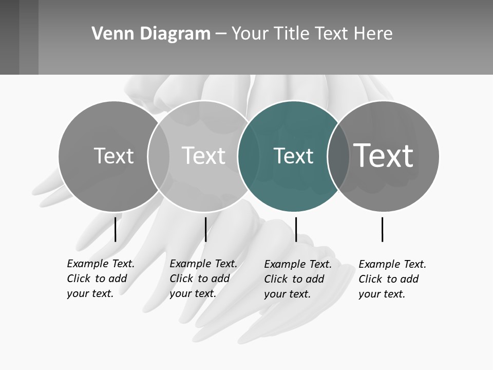 Isolated Medical Lower PowerPoint Template