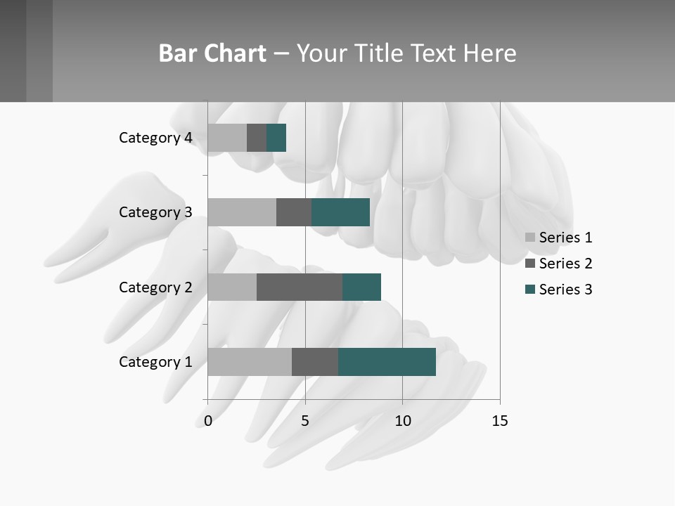 Isolated Medical Lower PowerPoint Template