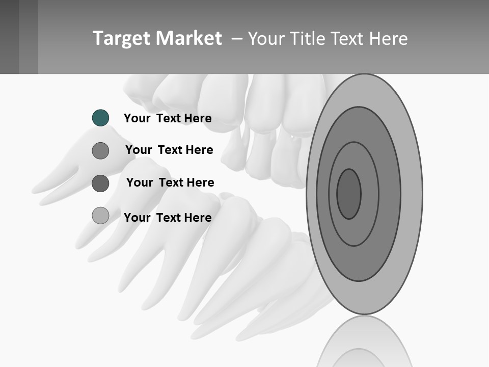 Isolated Medical Lower PowerPoint Template