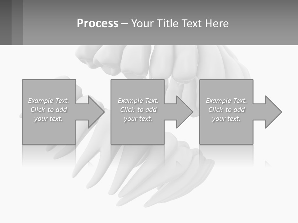 Isolated Medical Lower PowerPoint Template
