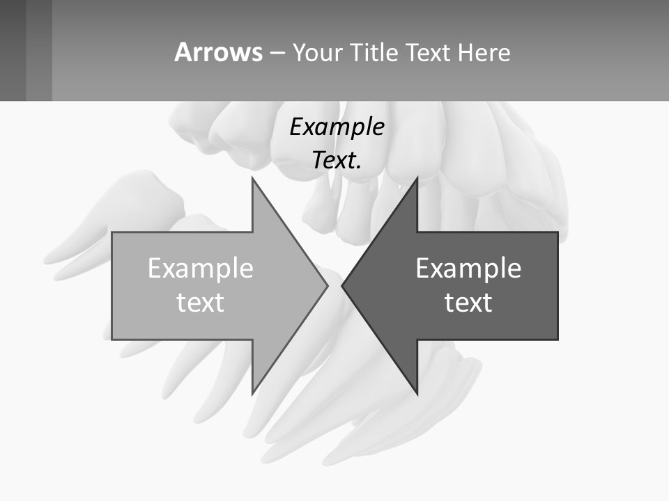 Isolated Medical Lower PowerPoint Template