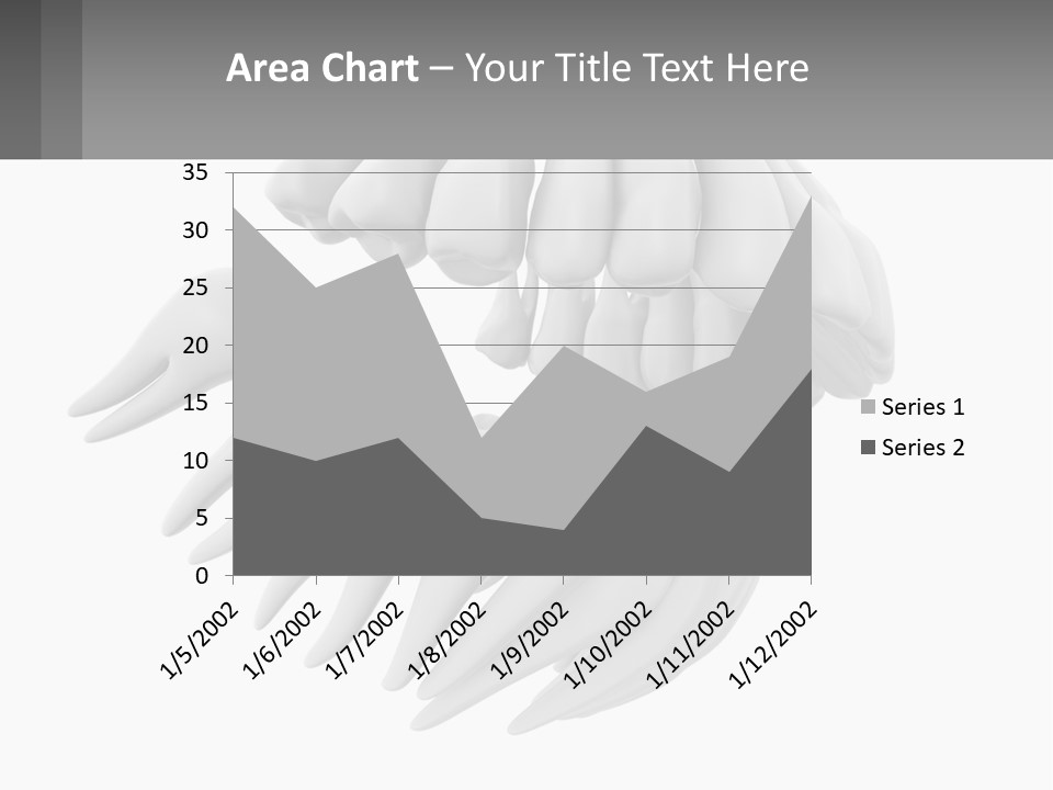 Isolated Medical Lower PowerPoint Template