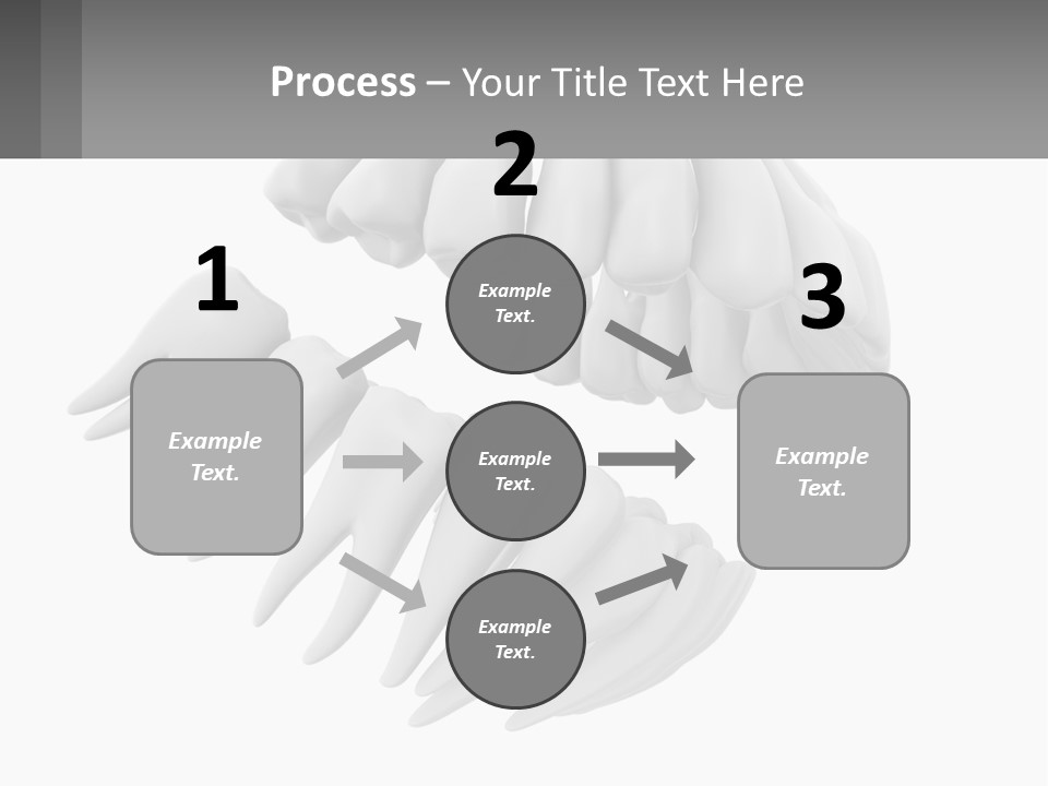 Isolated Medical Lower PowerPoint Template