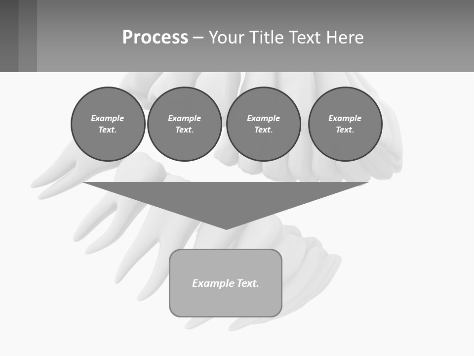 Isolated Medical Lower PowerPoint Template