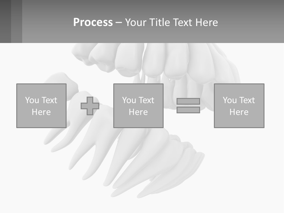 Isolated Medical Lower PowerPoint Template