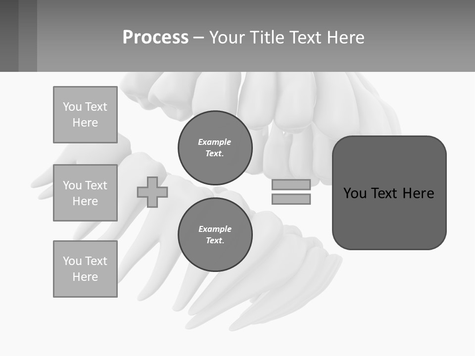 Isolated Medical Lower PowerPoint Template