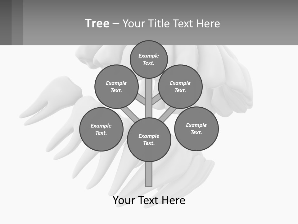 Isolated Medical Lower PowerPoint Template