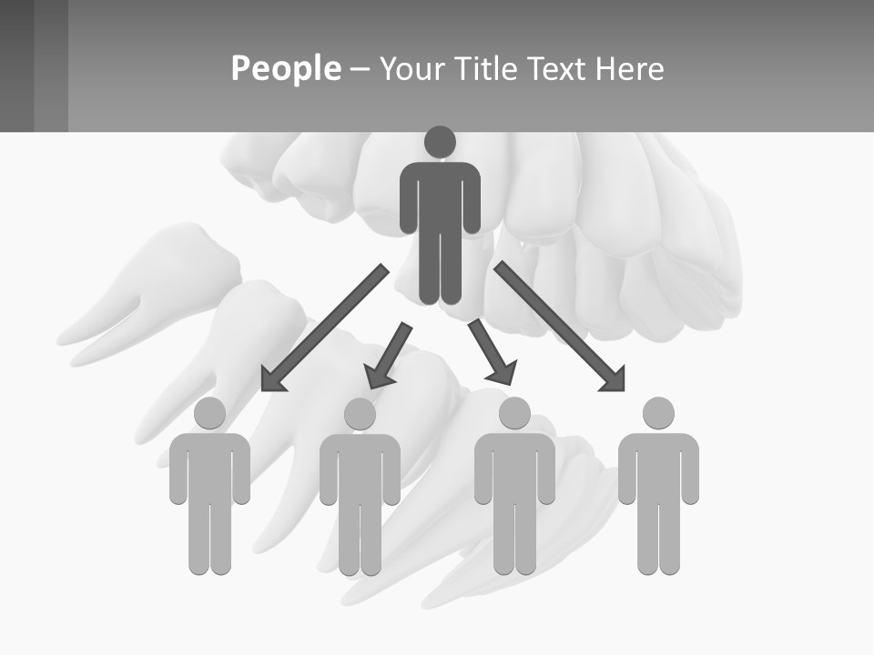 Isolated Medical Lower PowerPoint Template