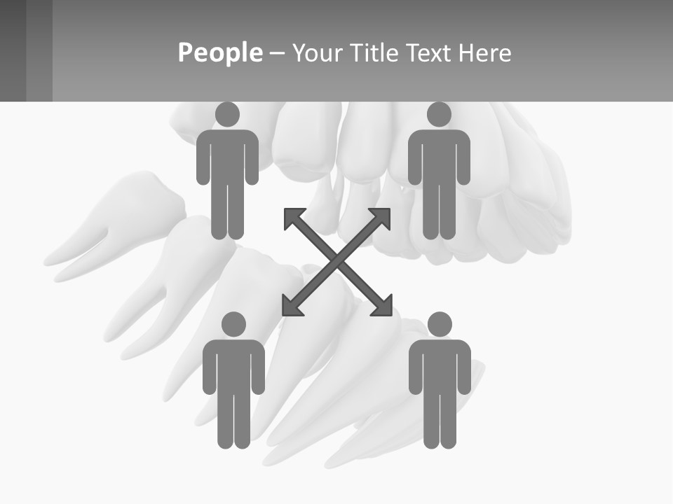 Isolated Medical Lower PowerPoint Template