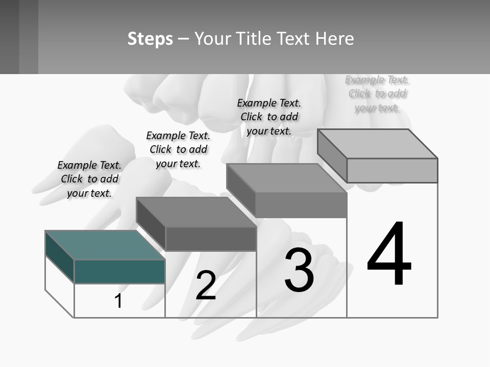 Isolated Medical Lower PowerPoint Template