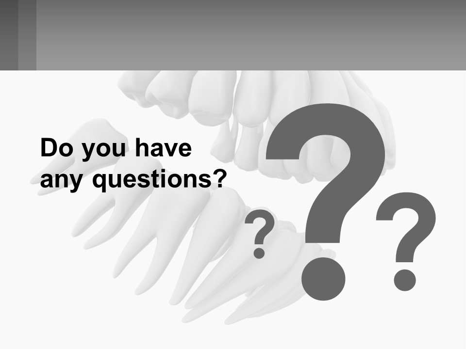 Isolated Medical Lower PowerPoint Template